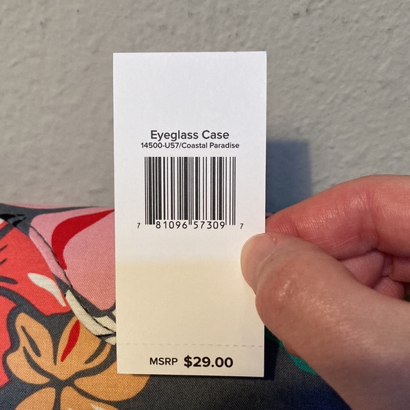 Vera Bradley Sunglasses Sleeve & Eyeglasses Case in Coastal Paradise - Picture 11 of 11